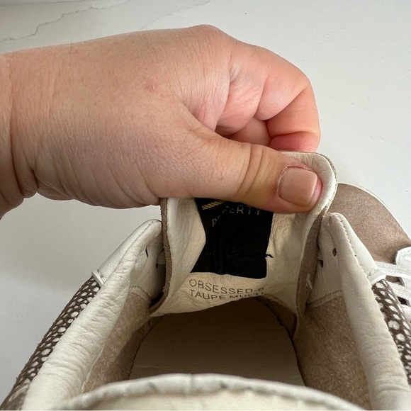 Vintage Havana Obsessed Taupe Multi Sneaker Lace-Up Low Top Round Toe Size 6 - Picture 6 of 13